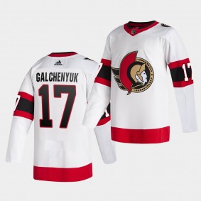 Alex Galchenyuk Ottawa Senators 2020-21 Authentic Men White Away Jersey