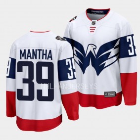 Washington Capitals Anthony Mantha 2023 NHL Stadium Series White Breakaway Player Jersey Men's