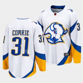 Eric Comrie Buffalo Sabres 2022 Special Edition 2.0 White Breakaway Jersey Men's
