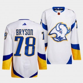 Reverse Retro 2.0 Buffalo Sabres Jacob Bryson #78 White Authentic Primegreen Jersey 2022