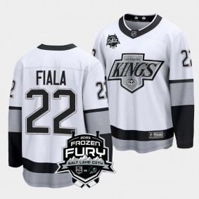 2023 Frozen Fury Kevin Fiala Jersey Los Angeles Kings White #22 Alternate Men's