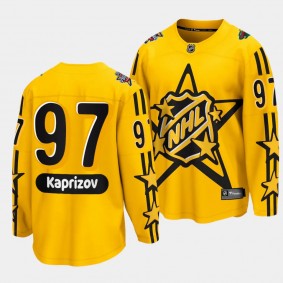 Kirill Kaprizov Minnesota Wild 2024 NHL All-Star Game Yellow #97 Breakaway Jersey Men's