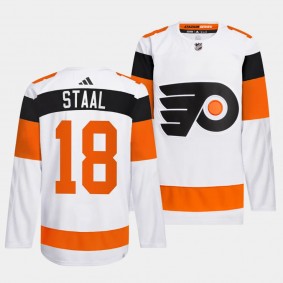 2024 NHL Stadium Series Philadelphia Flyers Marc Staal #18 White Authentic Pro Jersey