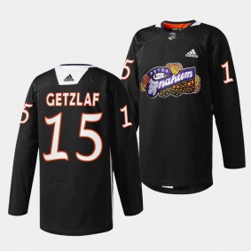 2023 Dia de Muertos Ryan Getzlaf Anaheim Ducks Black #15 Special Jersey