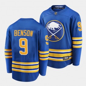 2023 NHL Draft Zachary Benson Buffalo Sabres Jersey Blue Home Premier Breakaway